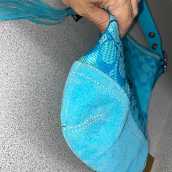 Coach Vintage Signature Slim Duffel Shoulder/Crossbody Bag EUC - Picture 6 of 16